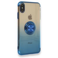 Newface iPhone X Kılıf Marvel Yüzüklü Silikon - Mavi