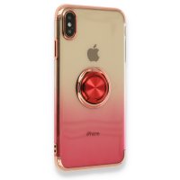 Newface iPhone XS Max Kılıf Marvel Yüzüklü Silikon - Pembe