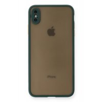 Newface iPhone X Kılıf Montreal Silikon Kapak - Yeşil