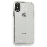 Newface iPhone XS Kılıf Salda Silikon - Beyaz