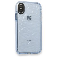 Newface iPhone XS Kılıf Salda Silikon - Mavi