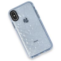 Newface iPhone X Kılıf Salda Silikon - Mavi