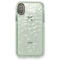 Newface iPhone XS Kılıf Salda Silikon - Yeşil