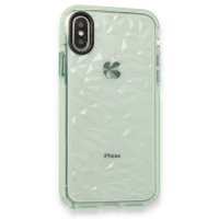 Newface iPhone XS Kılıf Salda Silikon - Yeşil