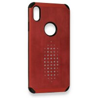 Newface iPhone XS Kılıf Trow Silikon Kapak - Kırmızı