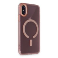 Newface iPhone X Kılıf Troy Magsafe Kapak - Pembe