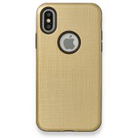 Newface iPhone X Kılıf YouYou Silikon Kapak - Gold