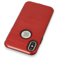 Newface iPhone X Kılıf YouYou Silikon Kapak - Kırmızı
