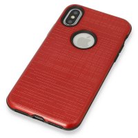 Newface iPhone X Kılıf YouYou Silikon Kapak - Kırmızı