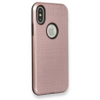 Newface iPhone X Kılıf YouYou Silikon Kapak - Rose