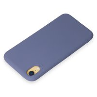 Newface iPhone XR Kılıf First Silikon - Gri