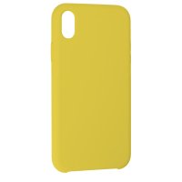Newface iPhone XR Kılıf Lansman Legant Silikon - Sarı