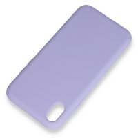 Newface iPhone XR Kılıf Nano içi Kadife Silikon - Lila