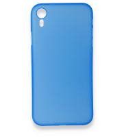 Newface iPhone XR Kılıf PP Ultra İnce Kapak - Mavi
