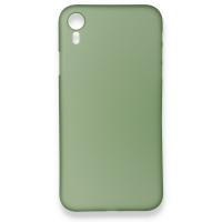 Newface iPhone XR Kılıf PP Ultra İnce Kapak - Yeşil