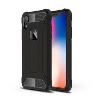 Newface iPhone XR Kılıf Tank Silikon Kapak - Siyah