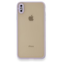 Newface iPhone XS Kılıf Montreal Silikon Kapak - Mor