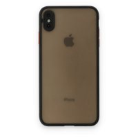 Newface iPhone XS Kılıf Montreal Silikon Kapak - Siyah