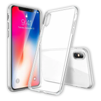 Newface iPhone XS Kılıf Lüx Şeffaf Silikon