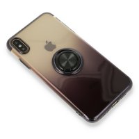 Newface iPhone XS Max Kılıf Marvel Yüzüklü Silikon - Siyah