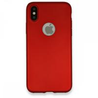 Newface iPhone XS Kılıf First Silikon - Bordo