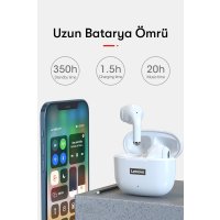 Newface Lenovo LP40 Pro Bluetooth Kulaklık - Beyaz
