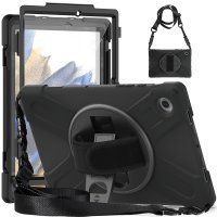 Newface Lenovo M10 FHD Plus X606F Kılıf Amazing Tablet Kapak - Siyah