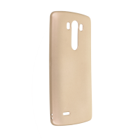 Newface LG G3 Kılıf Premium Rubber Silikon - Gold