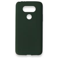 Newface LG G5 Kılıf Premium Rubber Silikon - Koyu Yeşil