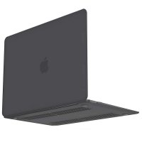 Newface Macbook Pro 13 2021 Macbook Buzlu Kapak - Füme