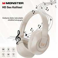 Newface Monster XKH01 Kulak Üstü Kablosuz Kulaklık - Kırmızı