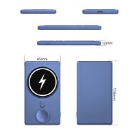 Newface N66 Powerbank 5.000 mAh Magneticsafe Şarj Cihazı  - Mavi