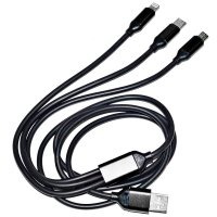 Newface NF022 3in1 USB Kablo - Siyah