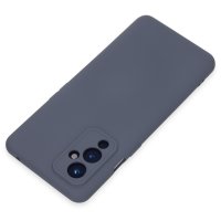 Newface One Plus 9 Kılıf Nano içi Kadife Silikon - Gri