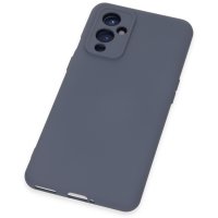 Newface One Plus 9 Kılıf Nano içi Kadife Silikon - Gri