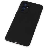 Newface One Plus 9 Kılıf Nano içi Kadife Silikon - Siyah