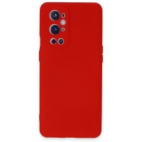 Newface One Plus 9 Pro Kılıf Nano içi Kadife Silikon - Kırmızı