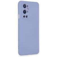 Newface One Plus 9 Pro Kılıf Nano içi Kadife Silikon - Mavi
