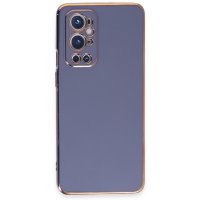 Newface One Plus 9 Pro Kılıf Volet Silikon - Mavi