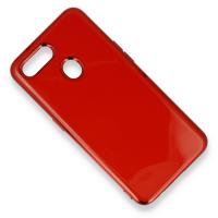 Newface Oppo A12 Kılıf İkon Silikon - Kırmızı