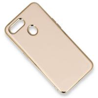 Newface Oppo A12 Kılıf İkon Silikon - Rose Gold