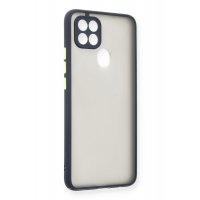 Newface Oppo A15 Kılıf Montreal Silikon Kapak - Lacivert