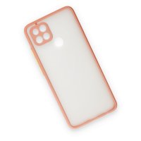 Newface Oppo A15 Kılıf Montreal Silikon Kapak - Pembe