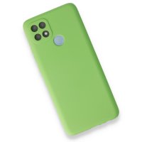 Newface Oppo A15S Kılıf First Silikon - Yeşil