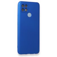 Newface Oppo A15 Kılıf First Silikon - Mavi