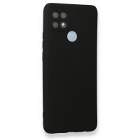 Newface Oppo A15 Kılıf First Silikon - Siyah
