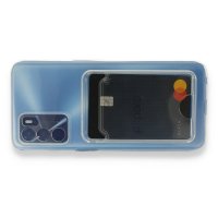 Newface Oppo A16 Kılıf Kart Şeffaf Silikon - Şeffaf