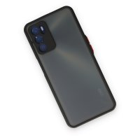 Newface Oppo A16 Kılıf Montreal Silikon Kapak - Siyah