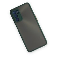 Newface Oppo A16 Kılıf Montreal Silikon Kapak - Yeşil
