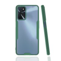 Newface Oppo A16 Kılıf Platin Silikon - Yeşil